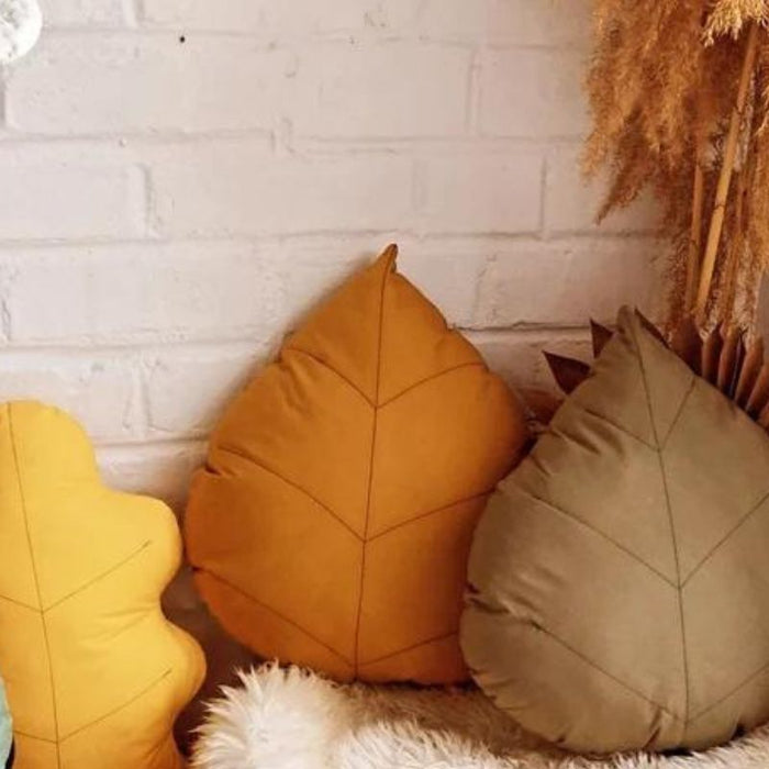Birch Leaf Pillow by The Butter Flying at $43.99! Shop now at Nestled by Snuggle Bugz for Nursery & Décor.
