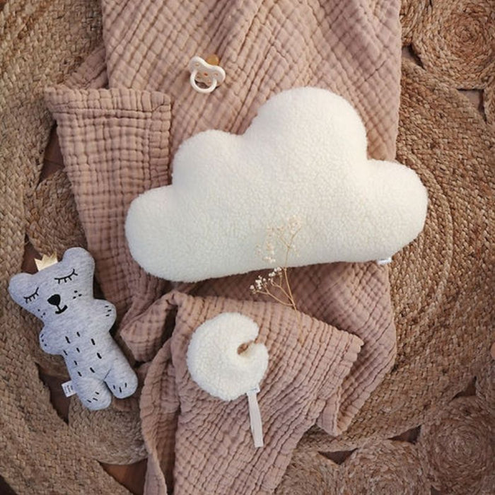 Sherpa Cloud Pillow by The Butter Flying at $51.99! Shop now at Nestled by Snuggle Bugz for Nursery & Décor.