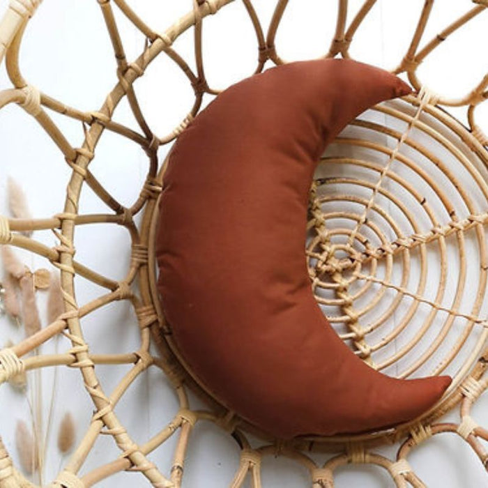 Moon Pillow by The Butter Flying at $41.99! Shop now at Nestled by Snuggle Bugz for Nursery & Décor.