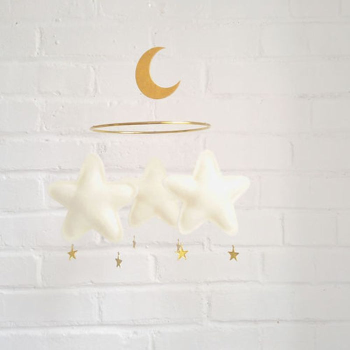 Mario Star Mobile by The Butter Flying at $84.99! Shop now at Nestled by Snuggle Bugz for Nursery & Décor.