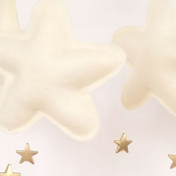 Mario Star Mobile by The Butter Flying at $84.99! Shop now at Nestled by Snuggle Bugz for Nursery & Décor.