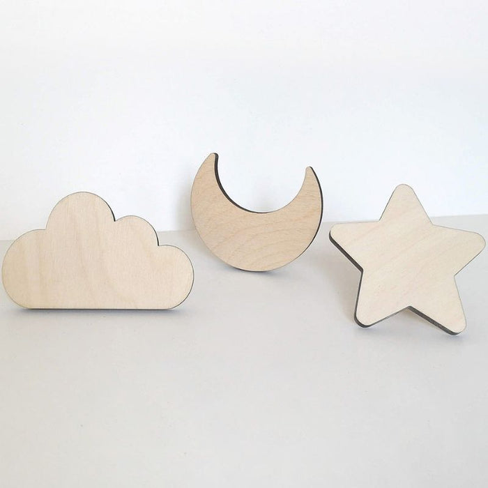 Wooden Wall Hooks by The Butter Flying at $18.99! Shop now at Nestled by Snuggle Bugz for Nursery & Décor.