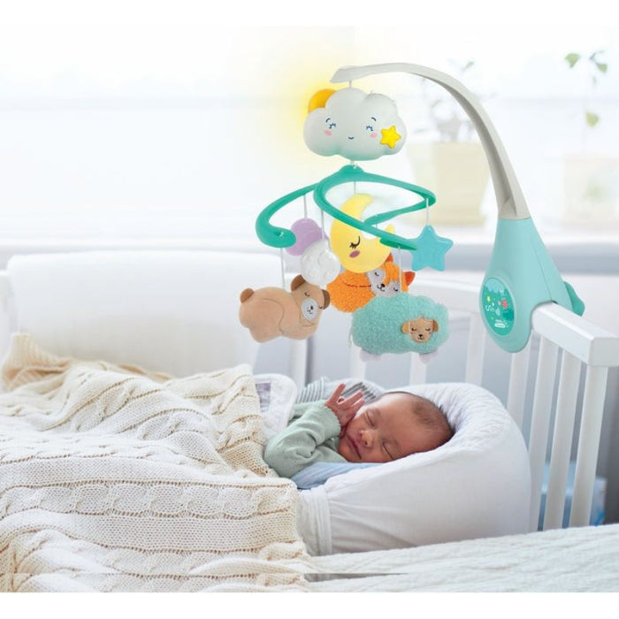 Sweet Cloud Cot Mobile by Clementoni at $89.99! Shop now at Nestled by Snuggle Bugz for Nursery & Décor.