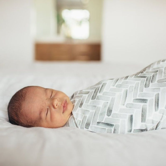 Knit Swaddle Blanket by Copper Pearl at $31.88! Shop now at Nestled by Snuggle Bugz for Nursery & Decor.