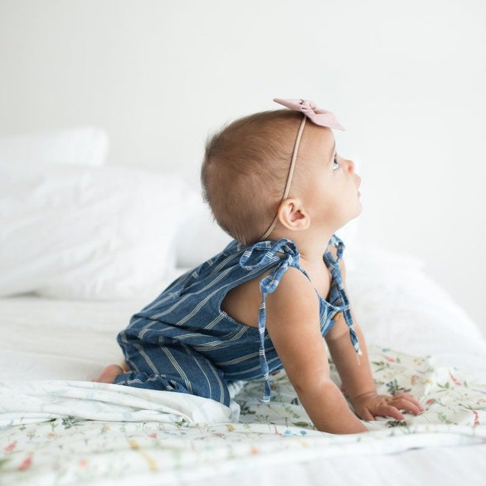 Knit Swaddle Blanket by Copper Pearl at $31.88! Shop now at Nestled by Snuggle Bugz for Nursery & Decor.