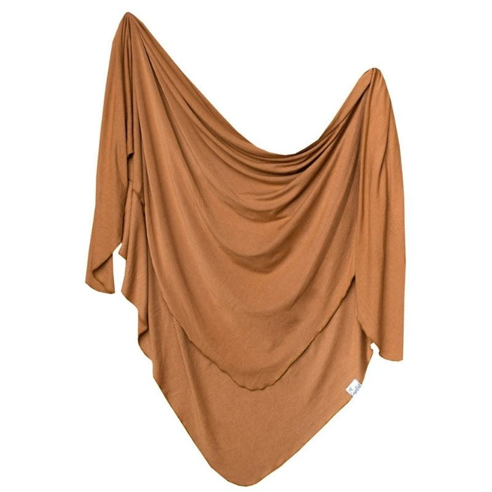 Knit Swaddle Blanket by Copper Pearl at $31.88! Shop now at Nestled by Snuggle Bugz for Nursery & Decor.
