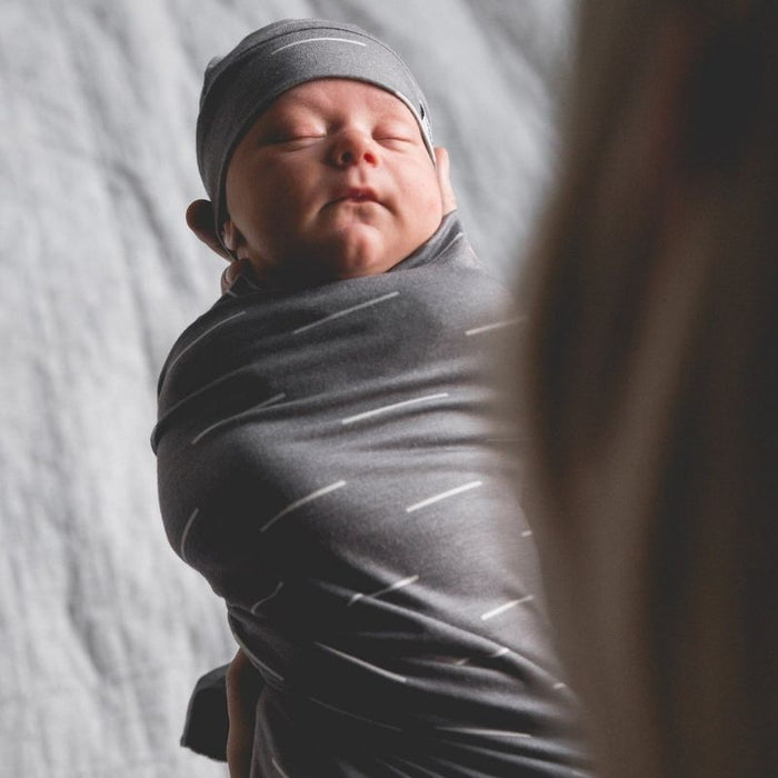 Knit Swaddle Blanket by Copper Pearl at $31.88! Shop now at Nestled by Snuggle Bugz for Nursery & Decor.