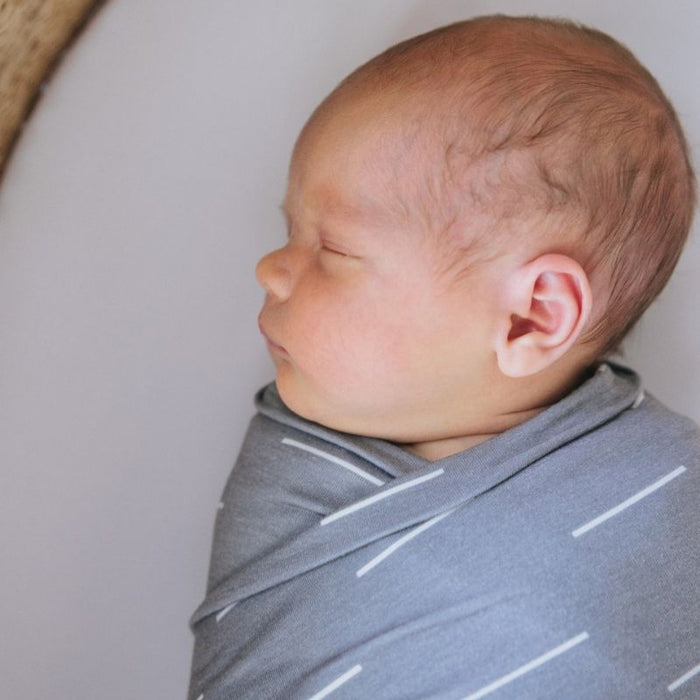 Knit Swaddle Blanket by Copper Pearl at $31.88! Shop now at Nestled by Snuggle Bugz for Nursery & Decor.