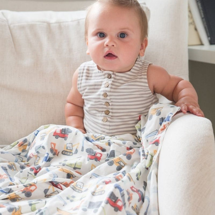 Knit Swaddle Blanket by Copper Pearl at $31.88! Shop now at Nestled by Snuggle Bugz for Nursery & Decor.