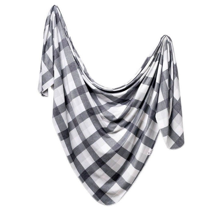 Knit Swaddle Blanket by Copper Pearl at $31.88! Shop now at Nestled by Snuggle Bugz for Nursery & Decor.