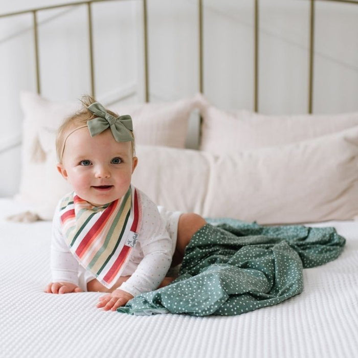 Knit Swaddle Blanket by Copper Pearl at $31.88! Shop now at Nestled by Snuggle Bugz for Nursery & Decor.