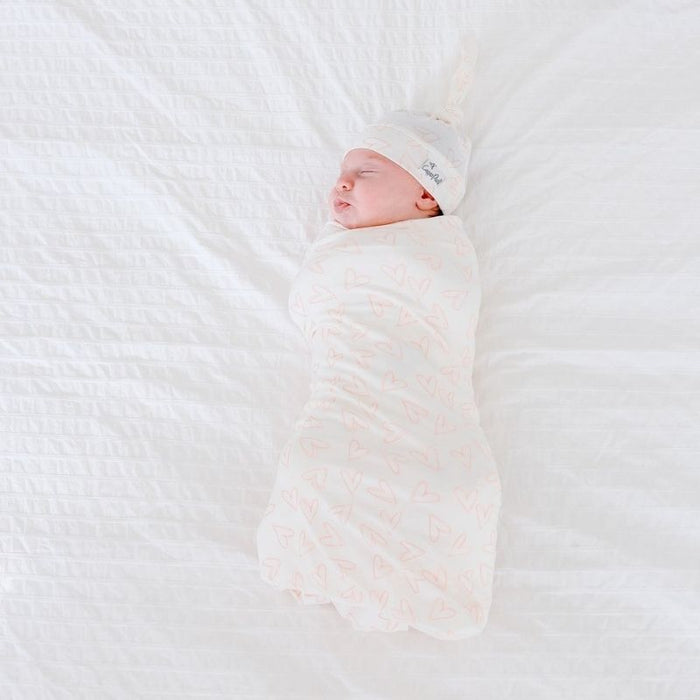 Knit Swaddle Blanket by Copper Pearl at $31.88! Shop now at Nestled by Snuggle Bugz for Nursery & Decor.