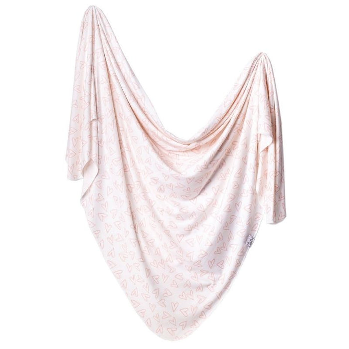 Knit Swaddle Blanket by Copper Pearl at $31.88! Shop now at Nestled by Snuggle Bugz for Nursery & Decor.