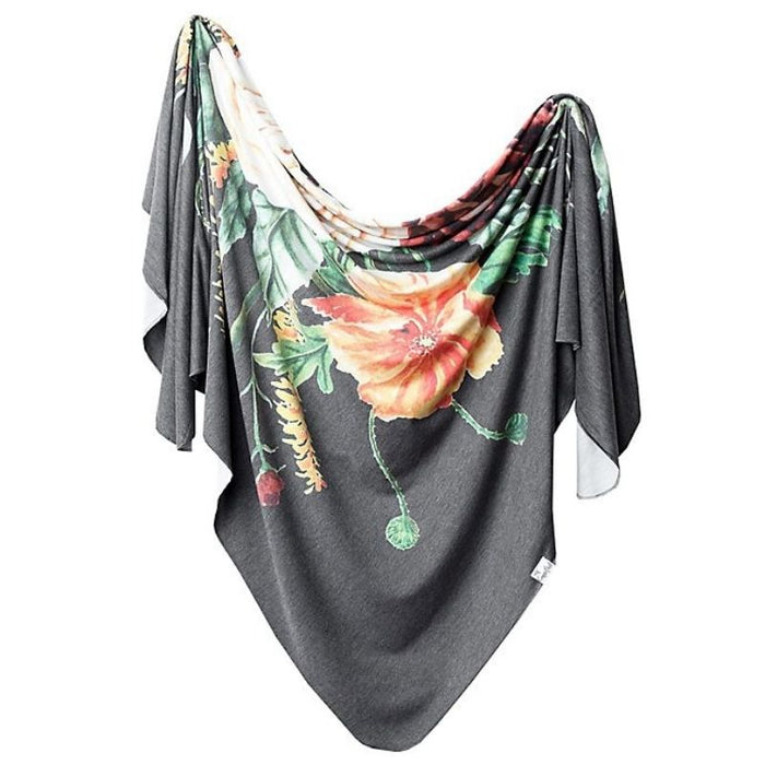 Knit Swaddle Blanket by Copper Pearl at $31.88! Shop now at Nestled by Snuggle Bugz for Nursery & Decor.