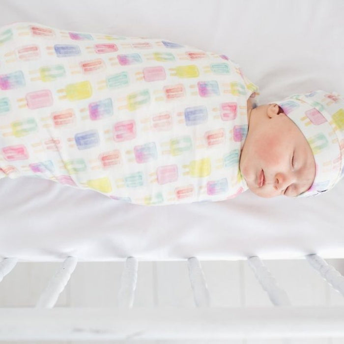 Knit Swaddle Blanket by Copper Pearl at $31.88! Shop now at Nestled by Snuggle Bugz for Nursery & Decor.