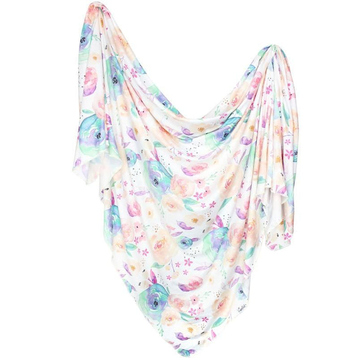 Knit Swaddle Blanket by Copper Pearl at $31.88! Shop now at Nestled by Snuggle Bugz for Nursery & Decor.