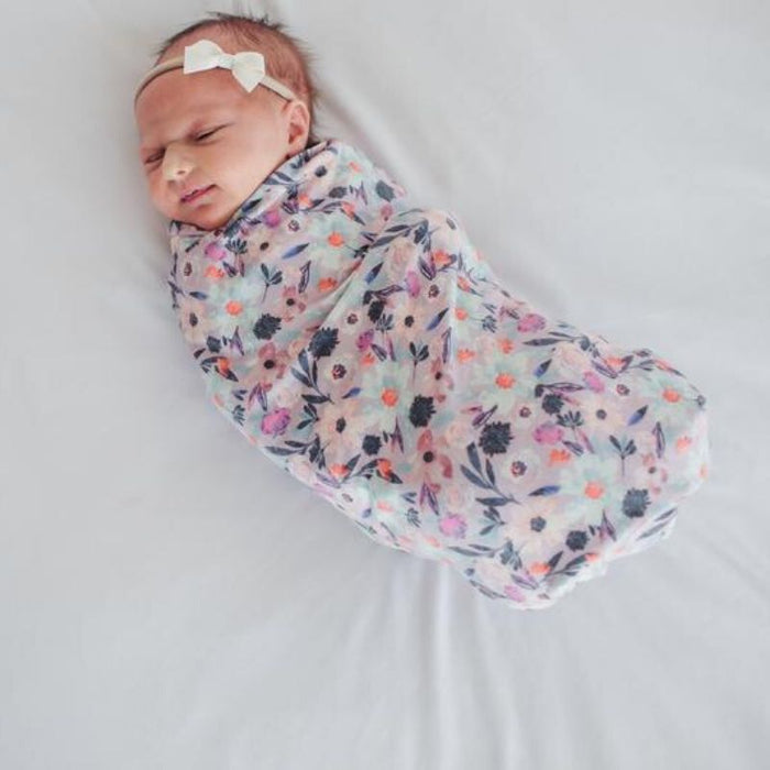 Knit Swaddle Blanket by Copper Pearl at $31.88! Shop now at Nestled by Snuggle Bugz for Nursery & Decor.