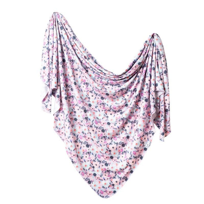 Knit Swaddle Blanket by Copper Pearl at $31.88! Shop now at Nestled by Snuggle Bugz for Nursery & Decor.
