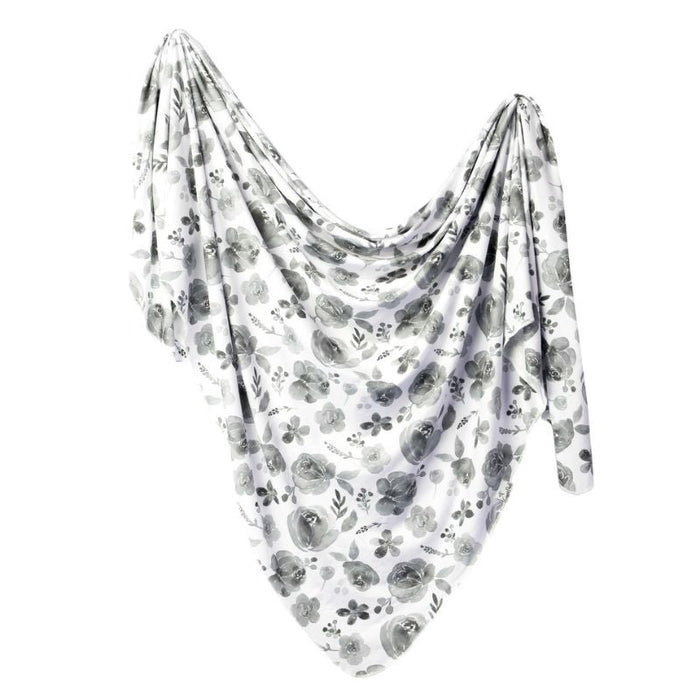 Knit Swaddle Blanket by Copper Pearl at $31.88! Shop now at Nestled by Snuggle Bugz for Nursery & Decor.