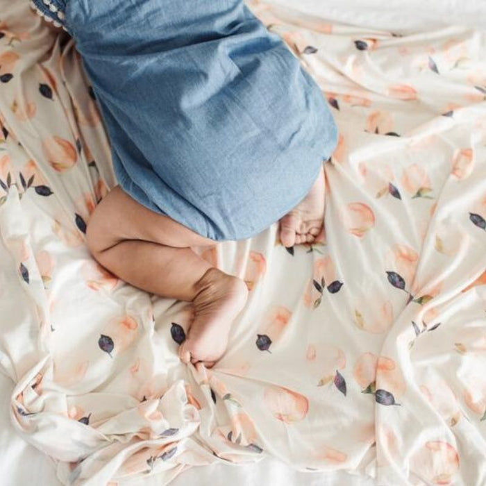 Knit Swaddle Blanket by Copper Pearl at $31.88! Shop now at Nestled by Snuggle Bugz for Nursery & Decor.