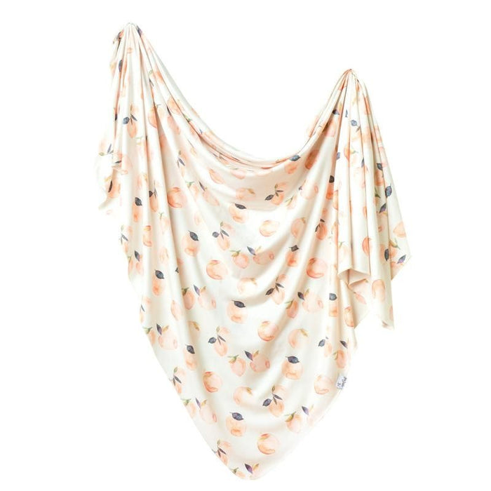 Knit Swaddle Blanket by Copper Pearl at $31.88! Shop now at Nestled by Snuggle Bugz for Nursery & Decor.