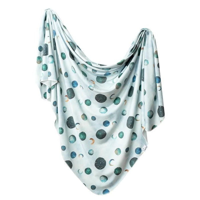 Knit Swaddle Blanket by Copper Pearl at $31.88! Shop now at Nestled by Snuggle Bugz for Nursery & Decor.