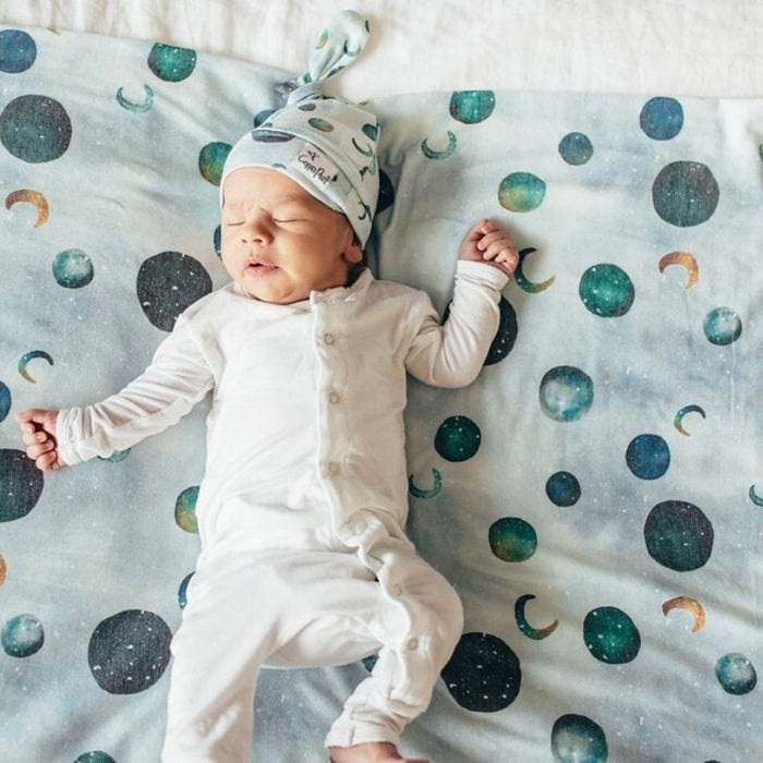 Knit Swaddle Blanket by Copper Pearl at $31.88! Shop now at Nestled by Snuggle Bugz for Nursery & Decor.