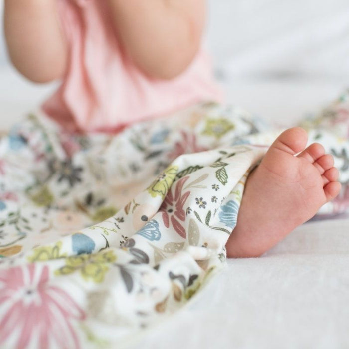 Knit Swaddle Blanket by Copper Pearl at $31.88! Shop now at Nestled by Snuggle Bugz for Nursery & Decor.