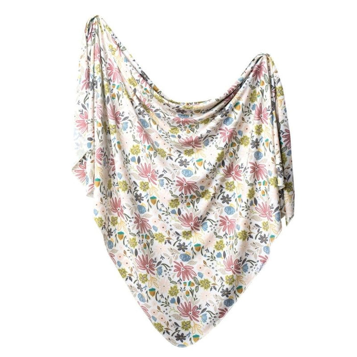 Knit Swaddle Blanket by Copper Pearl at $31.88! Shop now at Nestled by Snuggle Bugz for Nursery & Decor.