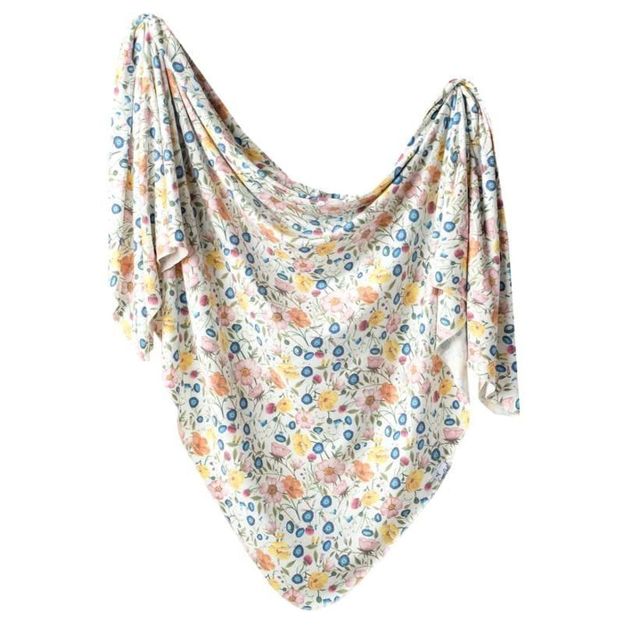Knit Swaddle Blanket by Copper Pearl at $31.88! Shop now at Nestled by Snuggle Bugz for Nursery & Decor.