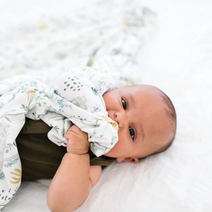 Knit Swaddle Blanket by Copper Pearl at $31.88! Shop now at Nestled by Snuggle Bugz for Nursery & Decor.