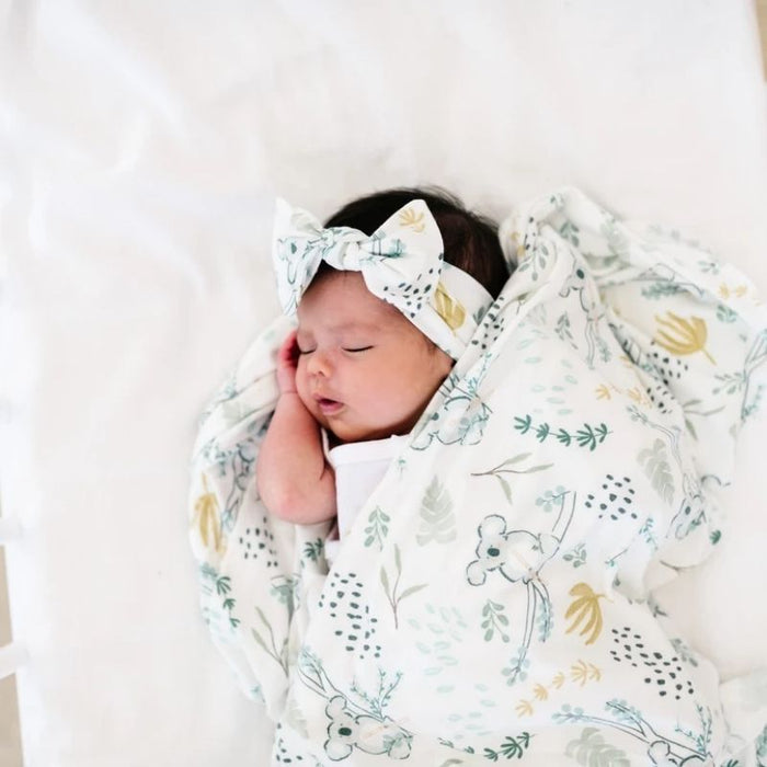 Knit Swaddle Blanket by Copper Pearl at $31.88! Shop now at Nestled by Snuggle Bugz for Nursery & Decor.