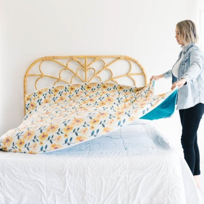 Three-Layer Quilt - Jumbo by Copper Pearl at $99.99! Shop now at Nestled by Snuggle Bugz for Nursery & Décor.