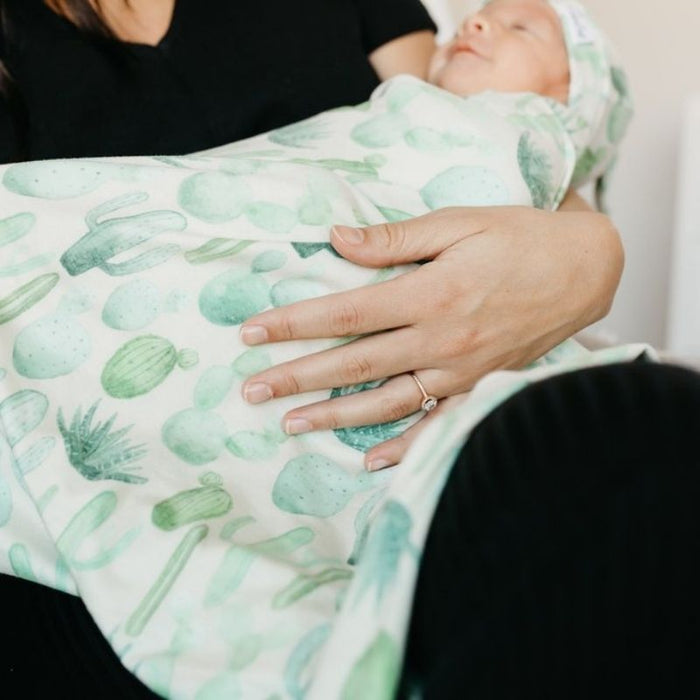Knit Swaddle Blanket by Copper Pearl at $31.88! Shop now at Nestled by Snuggle Bugz for Nursery & Decor.