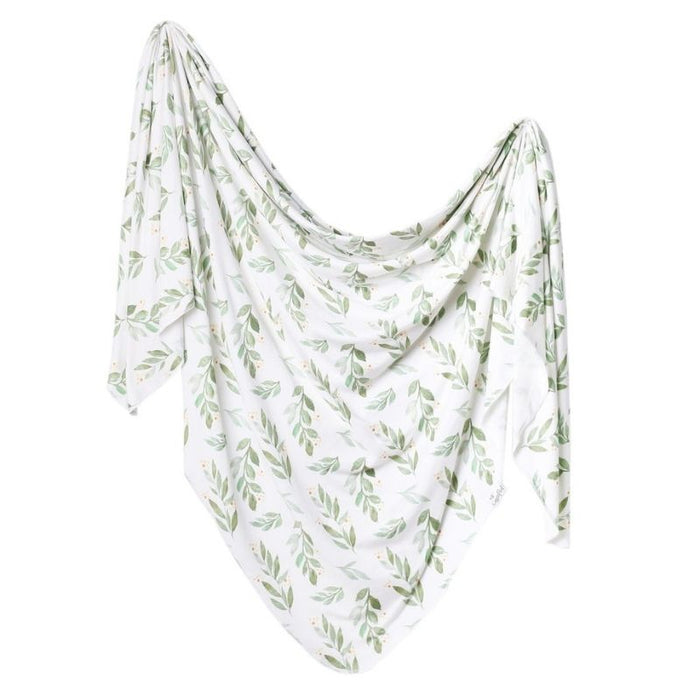 Knit Swaddle Blanket by Copper Pearl at $31.88! Shop now at Nestled by Snuggle Bugz for Nursery & Decor.