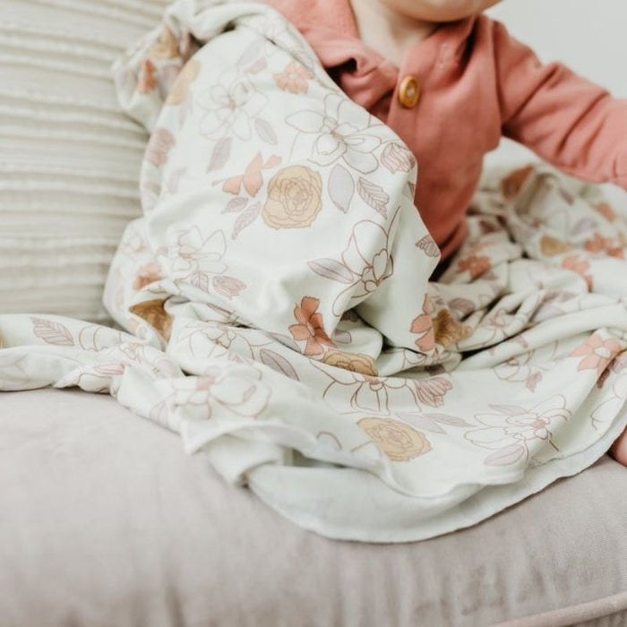 Knit Swaddle Blanket by Copper Pearl at $31.88! Shop now at Nestled by Snuggle Bugz for Nursery & Decor.