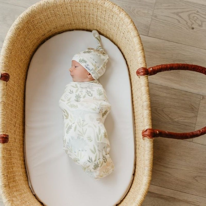 Knit Swaddle Blanket by Copper Pearl at $31.88! Shop now at Nestled by Snuggle Bugz for Nursery & Decor.