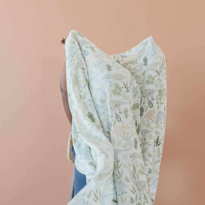 Knit Swaddle Blanket by Copper Pearl at $31.88! Shop now at Nestled by Snuggle Bugz for Nursery & Decor.