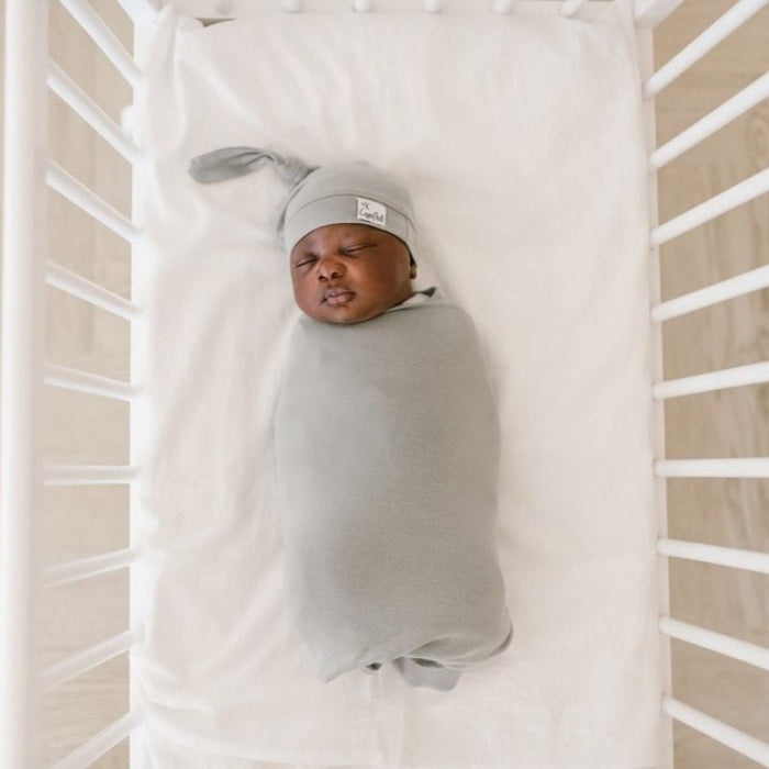 Knit Swaddle Blanket by Copper Pearl at $31.88! Shop now at Nestled by Snuggle Bugz for Nursery & Decor.