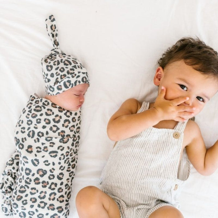 Knit Swaddle Blanket by Copper Pearl at $31.88! Shop now at Nestled by Snuggle Bugz for Nursery & Decor.