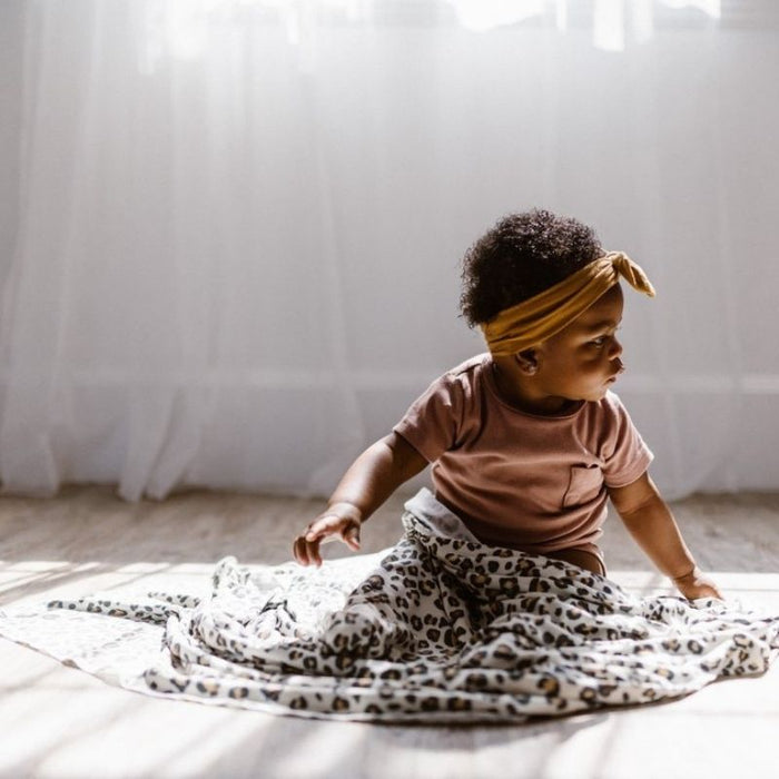 Knit Swaddle Blanket by Copper Pearl at $31.88! Shop now at Nestled by Snuggle Bugz for Nursery & Decor.