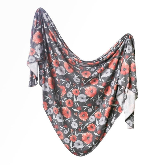 Knit Swaddle Blanket by Copper Pearl at $31.88! Shop now at Nestled by Snuggle Bugz for Nursery & Decor.