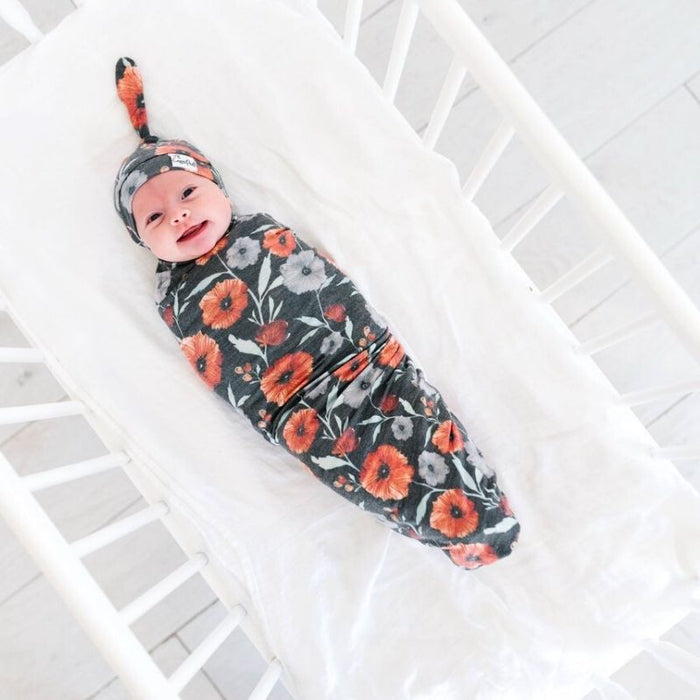Knit Swaddle Blanket by Copper Pearl at $31.88! Shop now at Nestled by Snuggle Bugz for Nursery & Decor.