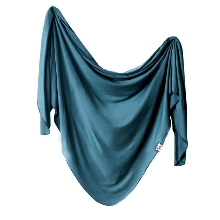 Knit Swaddle Blanket by Copper Pearl at $31.88! Shop now at Nestled by Snuggle Bugz for Nursery & Decor.