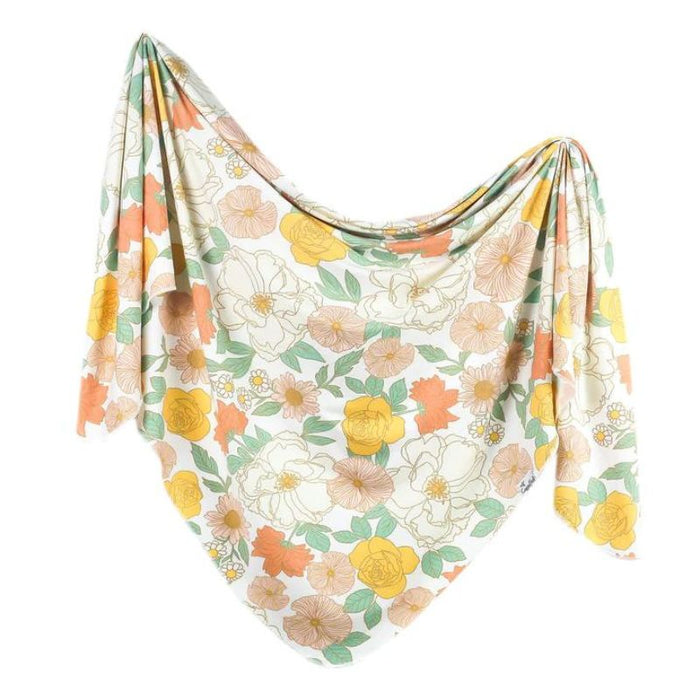 Knit Swaddle Blanket by Copper Pearl at $31.88! Shop now at Nestled by Snuggle Bugz for Nursery & Decor.