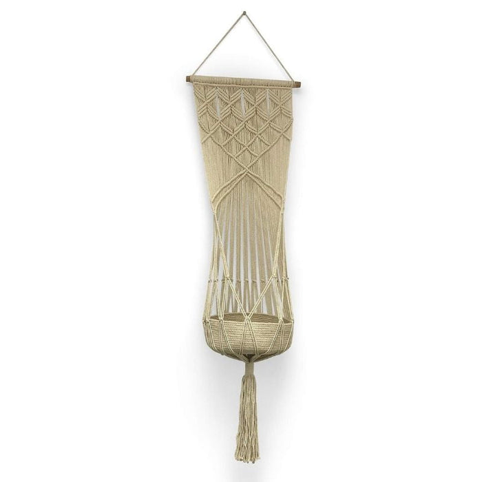 Macrame Hanging Toy Basket by Finn and Emma at $69.99! Shop now at Nestled by Snuggle Bugz for Nursery & Décor.