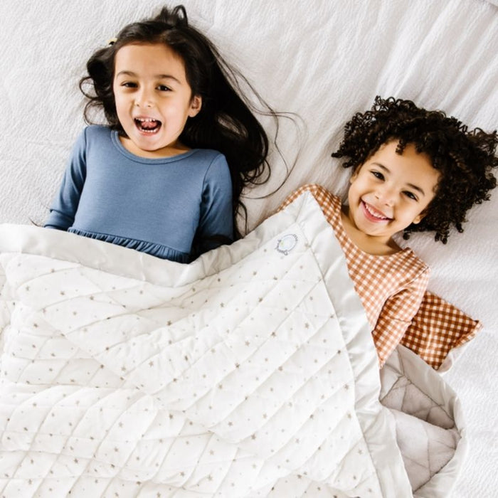 Weighted Blanket - Toddler by Dreamland Baby at $129.99! Shop now at Nestled by Snuggle Bugz for Nursery & Décor.