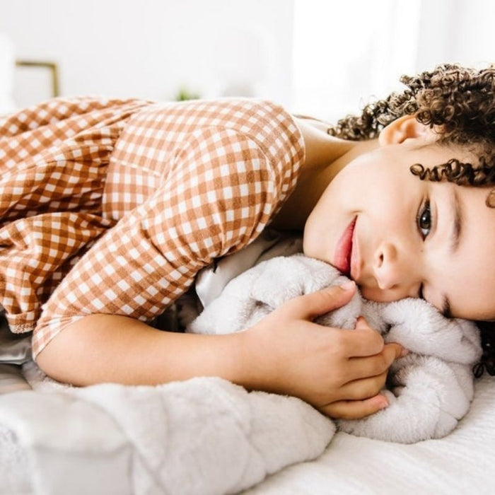 Weighted Blanket - Toddler by Dreamland Baby at $129.99! Shop now at Nestled by Snuggle Bugz for Nursery & Décor.