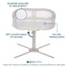 BassiNest Swivel Sleeper- Premiere - Pebble by HALO at $349.99! Shop now at Nestled by Snuggle Bugz for Nursery & Décor.