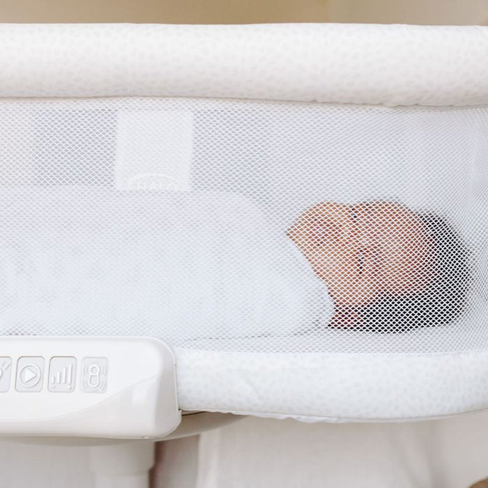 BassiNest Swivel Sleeper- Premiere - Pebble by HALO at $349.99! Shop now at Nestled by Snuggle Bugz for Nursery & Décor.